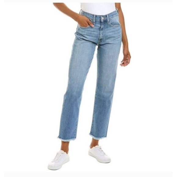 Hudson Kass High Rise Straight Ankle Jeans Size 24 NWT - Picture 1 of 9